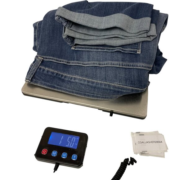 NYDJ Womens Jeans 24W Blue Cropped Denim Original slimming fit 59903 NWT - Picture 14 of 14